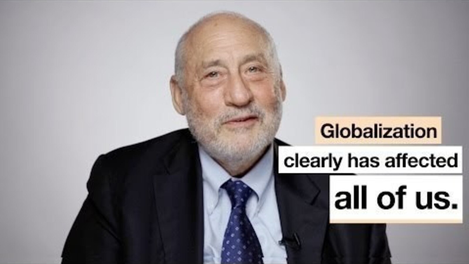 Joseph Stiglitz Can we make a gobalization that works? World