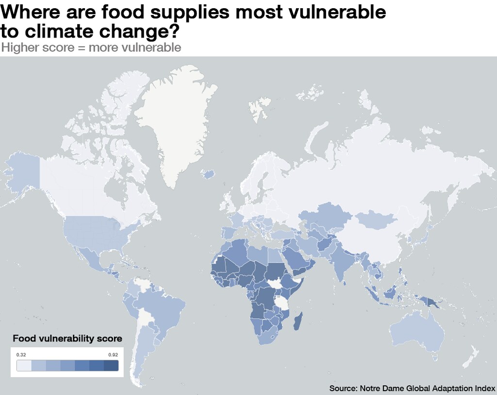 1511B71-food vulnerability climate change food scarcity world map
